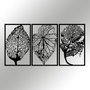 Wallity Saye Escultura de Pared de Metal Negra